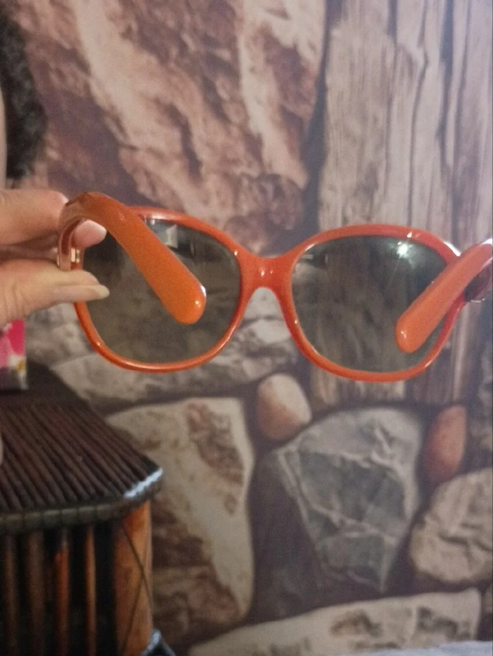 Tory Burch Orange Round Designer Sunglasses